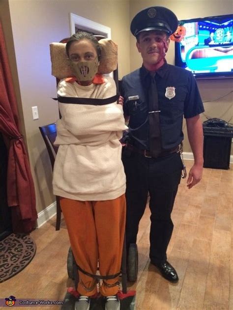 Hannibal Lecter And Cop Couple Costume Couples Costumes Hannibal Lecter Costume Clever