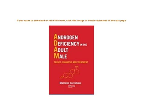 Library Free Androgen Deficiency In The Adult Male Causes