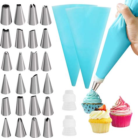 Buy 31pcs Piping Bags And Tips Set 2 Reusable Pastry Bags With In Pakistan Waoomart