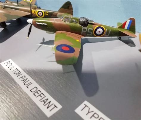 Boulton Paul Defiant Model In Battle Of Britain Display