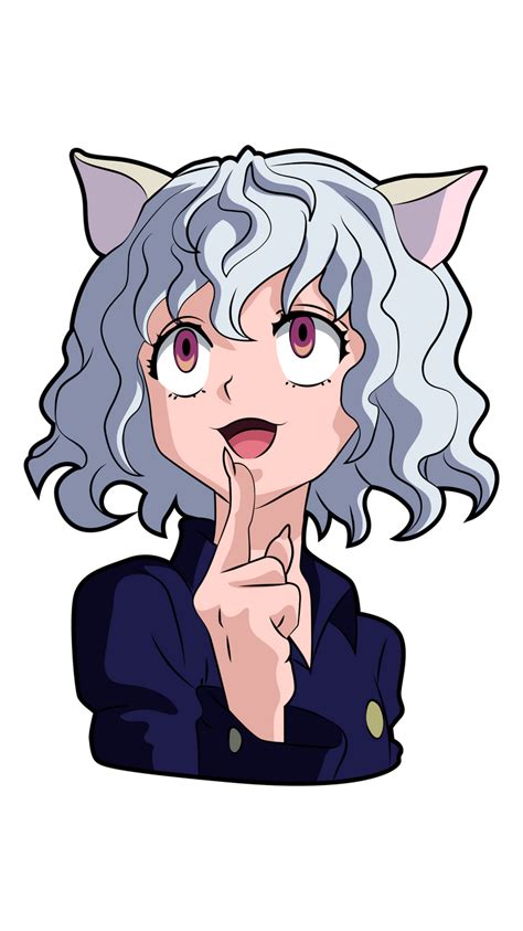 Hunter X Hunter Neferpitou Sticker Anime Stickers Cat Girl Hunter Anime