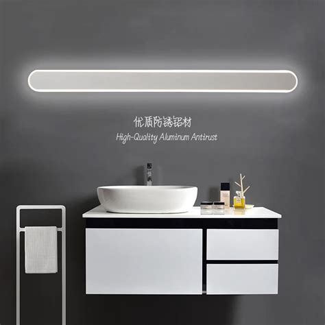 Modern Black Bathroom Led Mirror Lights 04m~12m Wall Lamp Bedroom