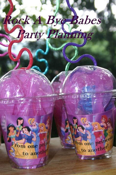 Disney Princess Birthday Party Favors Party Planning Girls 1400 Via