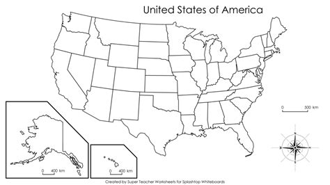 Blank Us Map Quiz Printable Printable Us Maps