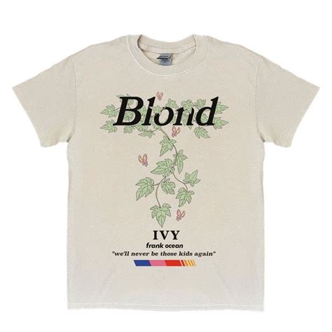 Frank Ocean Blond Ivy Short Sleeve Front Design T Shirt Frank Ocean