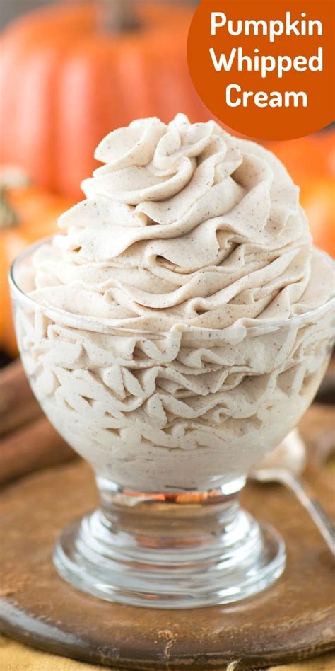 Heavy cream and whipping cream are essentially the same thing, since both contain fav whipped cream desserts. Easy 3 ingredient homemade pumpkin whipped cream! This is ...