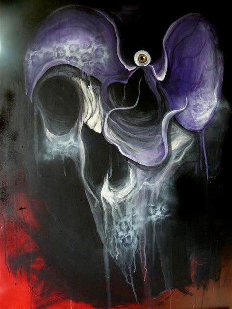 Orchids are collectively known in chinese as lan (兰) or lanhua (兰花). Orchid skull by Mully : Original Art