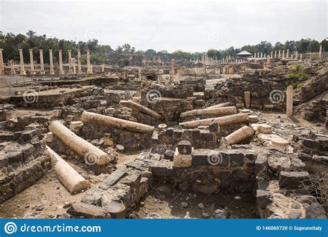 Ruins Of Amphitheater In The Ancient Roman City Stock Photo Image Of