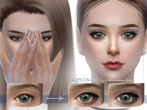 The Sims Resource S Club Wm Ts4 Eyelashes 201709