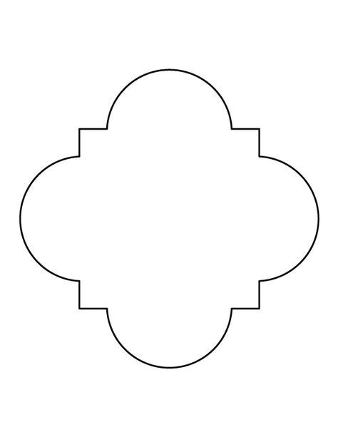 Quatrefoil Pattern Use The Printable Outline For Crafts Creating