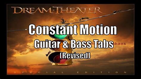Constant Motion Guitar And Bass Riffs Dream Theater Youtube