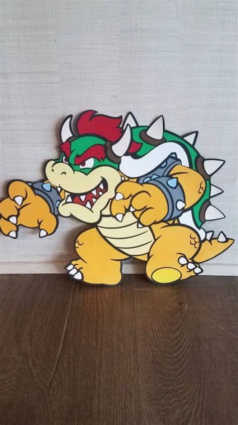 Feet Bowser Standee Mario Bros Characters Mario And Bowser Die Cuts