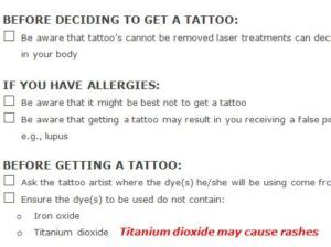 Do not settle for the lowest price of a tattoo, and avoid going in with a cheap mindset. Before Getting a Tattoo Checklist