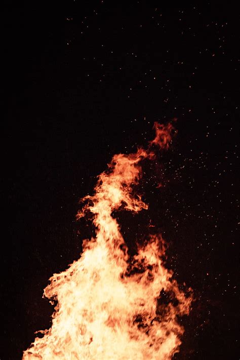Fire Flame Bonfire Sparks Hd Phone Wallpaper Peakpx