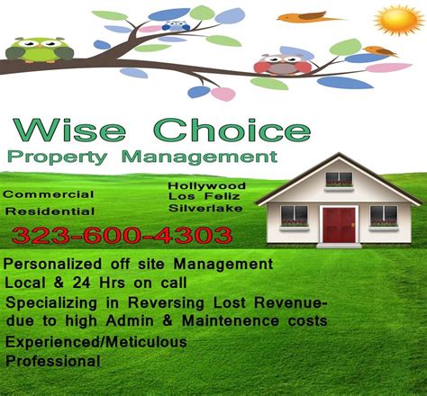 Wise Choice Property Management Home