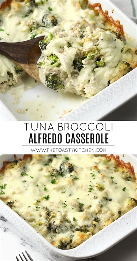Tuna Broccoli Alfredo Casserole Recipe By The Toasty Kitchen