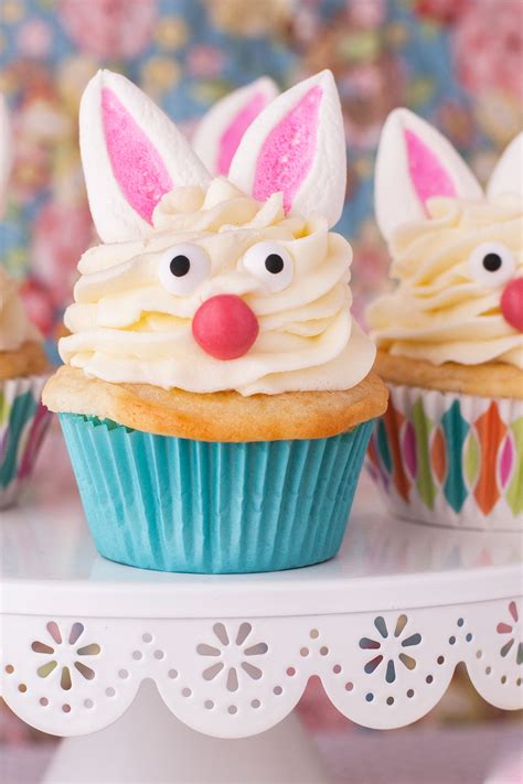 Marshmallow Bunny Cupcakes For Easter Eating Richly