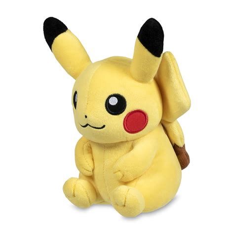 Sitting Pikachu Poké Plush 8 In Pokémon Center Official Site