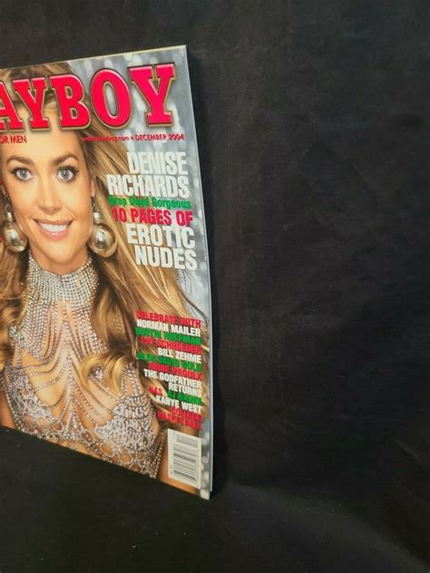 Mavin Playboy Magazine December With Denise Richards Tiffany