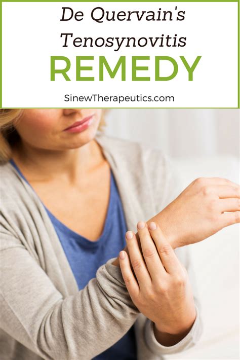 Surgeons have had more than 100 years of experience with de quervain tenosynovitis. De Quervain's Tenosynovitis Remedy - The Sinew Sports ...