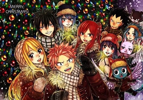 Merry Christmas From Fairy Tail Fairy Tail Anime Fairy Tail Fairy