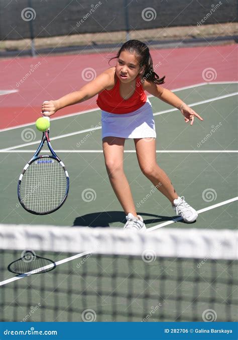 12067 Girl Playing Tennis Stock Photos Free And Royalty Free Stock