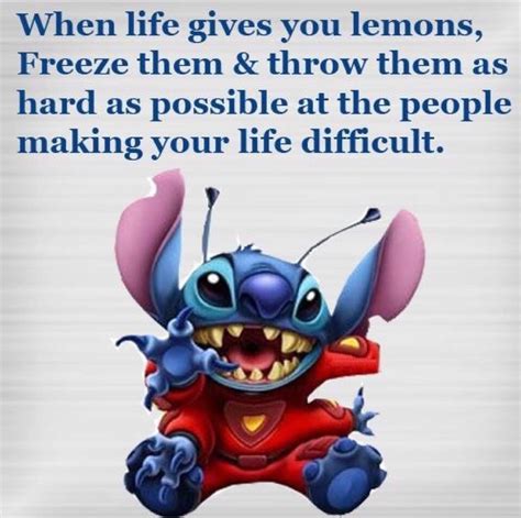 Pin By Zaydi On Stitch Disney Quotes Funny Lilo And Stitch Memes