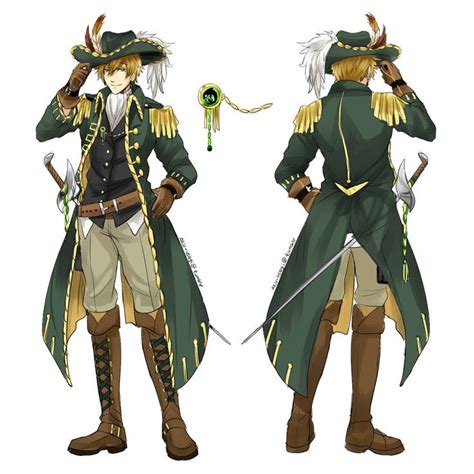 ÒㅅÓ — Some Quick Full Body Refs For The Piratefree Anime