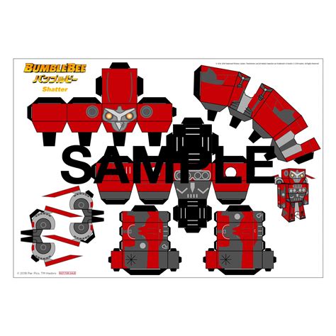 Official Bumblebee Movie Papercraft Models & Bumblebee Files With Japanese Bumblebee Movie Home ...