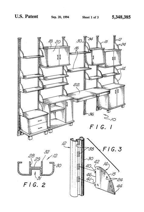 New users enjoy 60% off. Patent Drawing … | Modular walls, Modular furniture ...