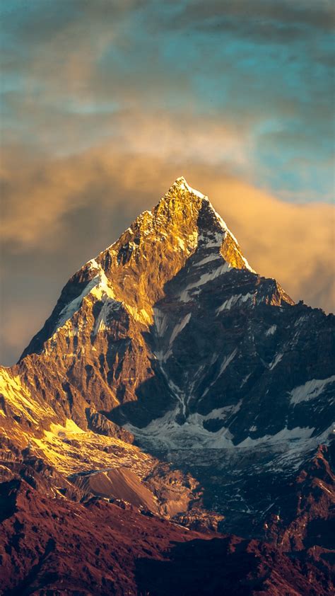 Annapurna Massif Mountain Range Nepal Wallpaper Hd Na