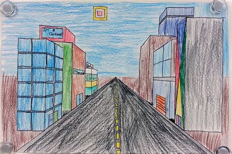 One Point Perspective City Streets 5th Art With Mrs Nguyen