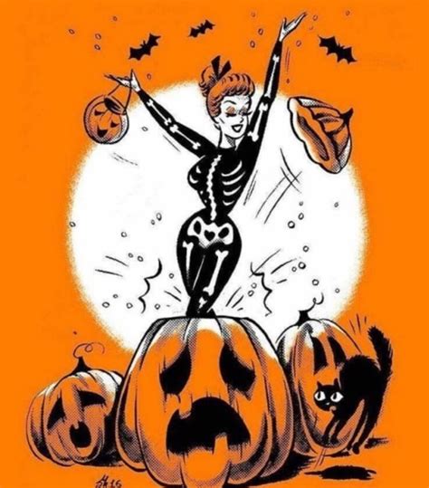 Witches Of Halloween Pin Up And Cartoon Girls Art Vintage And Modern Artworks