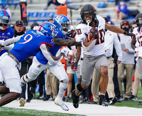 Oklahoma State Football Cowboys Beat Kansas Jayhawks 47 7