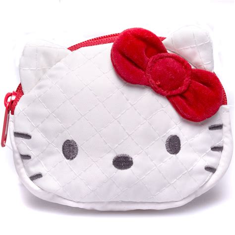 Hello Kitty Coin Purse Quilt Red Kitty Hello Kitty Accessories Cat Coin Purse Hello