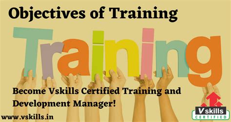 Training And Development Tutorial Objectives Of Training