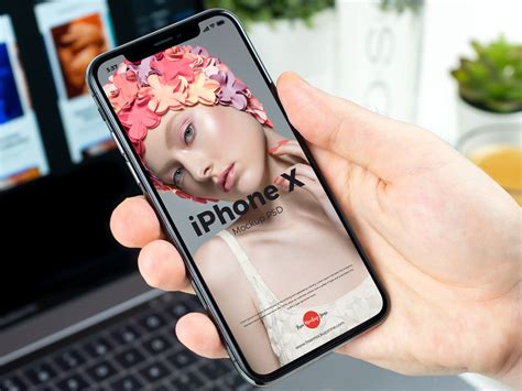 Free Man Holding In Hand Iphone X Mockup Psd Free Mockup Zone