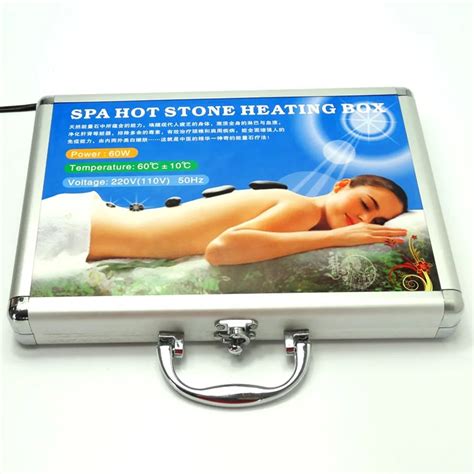 Hot Himalayan Salt Jade Stone Heat Massage Kit Basalt Energy Stones Massager For Spa With Heater