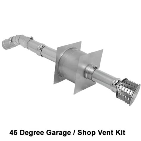 Category Iii Stainless Steel Heater Vent Pipe Kits Ul1738 Certified