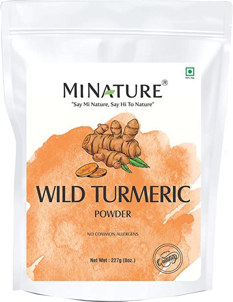 Natural Wild Turmeric Powder By Mi Nature G Oz Kasturi