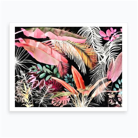 Tropical Foliage 5 Art Print By Amini54 Fy