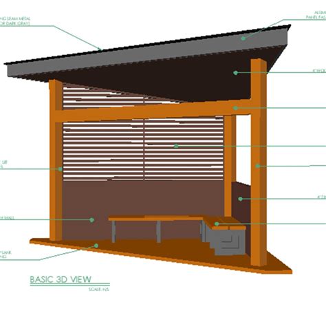 Modern Gazebo Cad Files Dwg Files Plans And Details