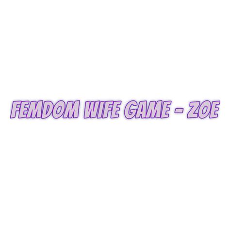 Femdom Wife Game Zoe Box Shot For Pc Gamefaqs