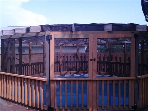 Above Ground Pool Gazebo By Woody1492 Woodworking