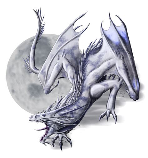 Moon Dragon By 3shades On Deviantart
