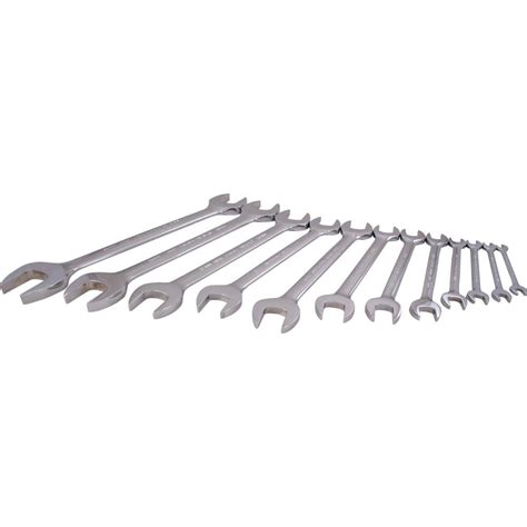 Gray Tools 12 Piece Metric Open End Wrench Set The Home Depot Canada