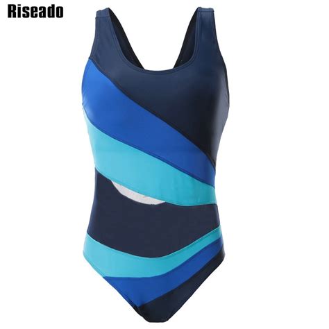 Best Price Riseado New 2019 One Piece Swimsuits Sexy Mesh Swimwear
