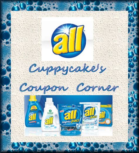 Cuppycakes Coupon Corner All Laundry Detergent Printable Coupons