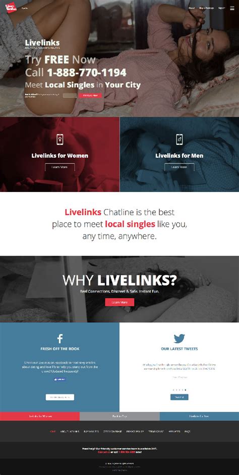 You can continue this process as many times as you want, until you find the chat line you like. Livelinks Free Trial Phone Number, Review and Alternatives