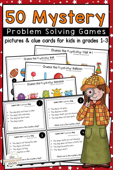 Problem Solving Games For Kids Free Printable Activities For Kids